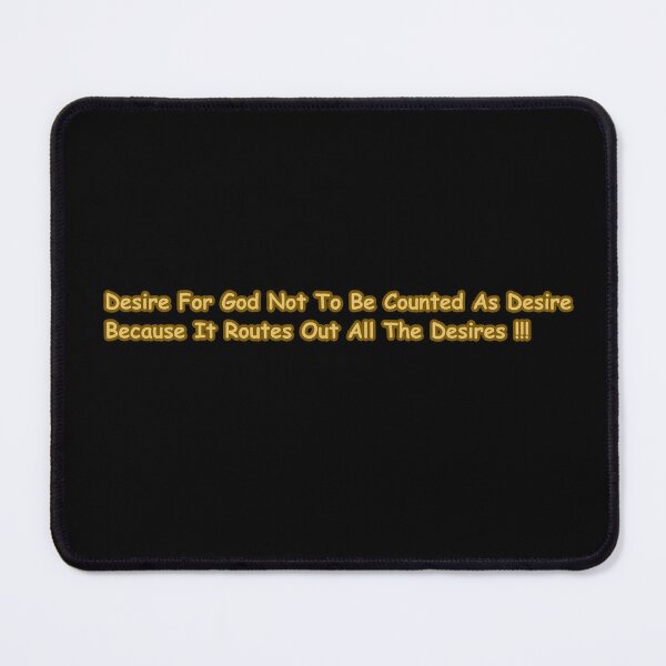 Item preview, Desire For God Spiritual Affirmation Quote Motivational Sticker designed and sold by CapriCreatives.