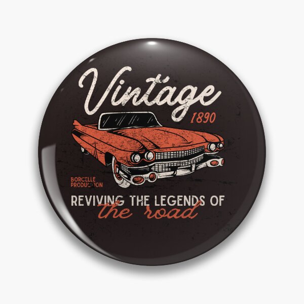 Item preview, Vintage Classic Car 1890 Retro Illustration – Legends of the Road designed and sold by NorthLux Studio.