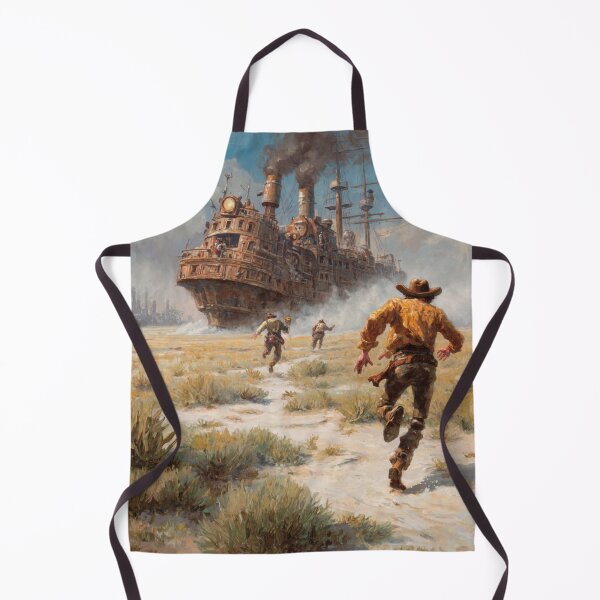 Item preview, Clockship Chase Across the Wastes designed and sold by afrancisCL.