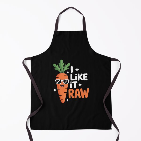 Item preview, I Like It Raw Funny Vegan Carrot Vegetable Joke designed and sold by reeneregen.