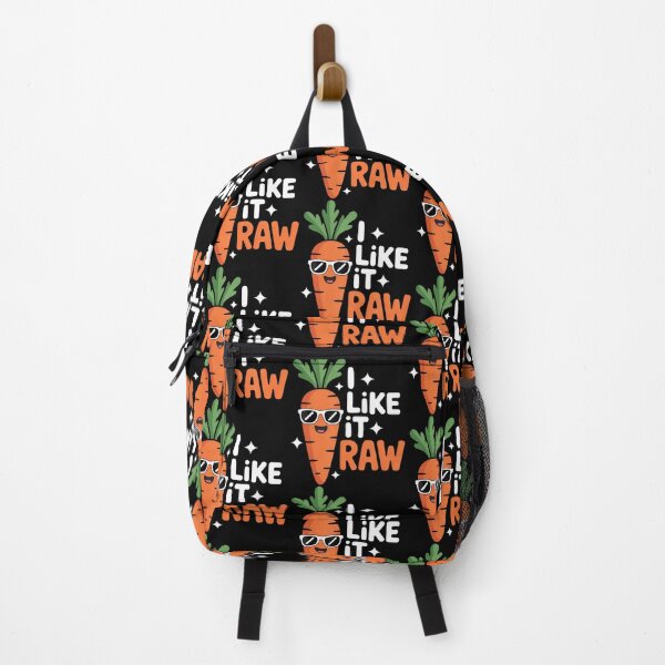 Item preview, I Like It Raw Funny Vegan Carrot Vegetable Joke designed and sold by reeneregen.