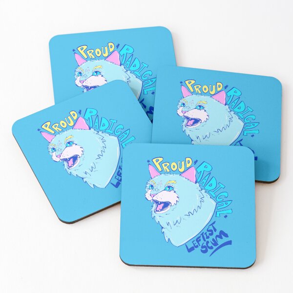 Item preview, proud radical leftist scum - progressive liberal cat agenda designed and sold by crestfallenmermaid.