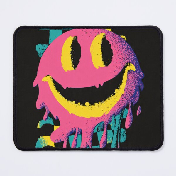 Item preview, Groovy Melting Smiley Face Retro 70s Art designed and sold by ChinzorigBAY.