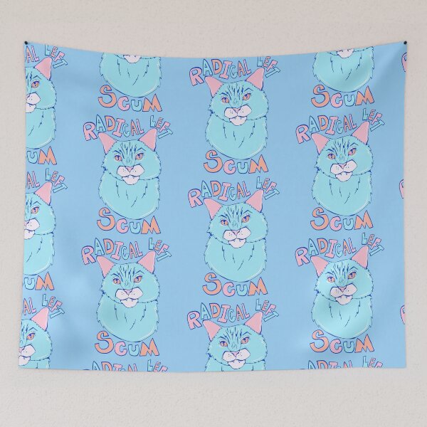 Item preview, radical left scum - progressive liberal cat agenda designed and sold by crestfallenmermaid.