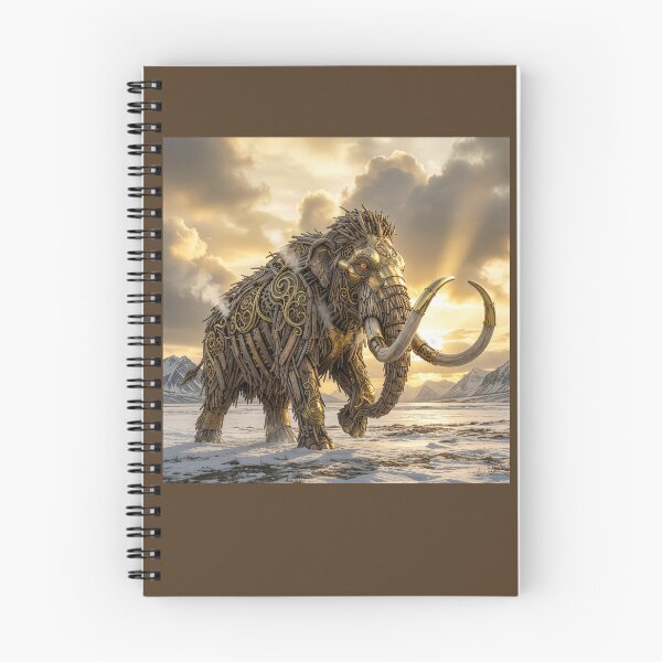 Item preview, Steampunk Art Nouveau Driftwood Wooly Mammoth designed and sold by Tridentulus.