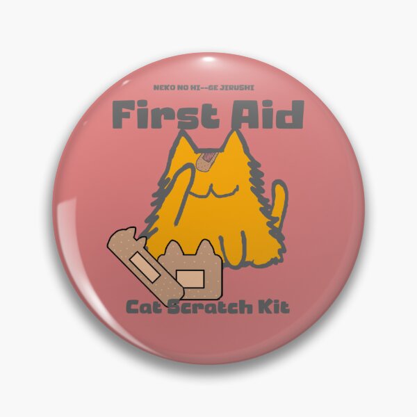 Item preview, First Aid Cat – Playful Illustration by NEKO NO HI~~GE JIRUSHI designed and sold by nanaronnicoron.