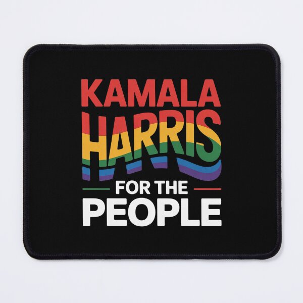 Item preview, Kamala For Harris The People LGBT Gay Pride Lesbian Rainbow designed and sold by AquaKiev.