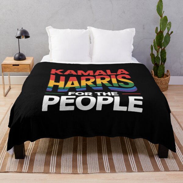 Item preview, Kamala For Harris The People LGBT Gay Pride Lesbian Rainbow designed and sold by AquaKiev.