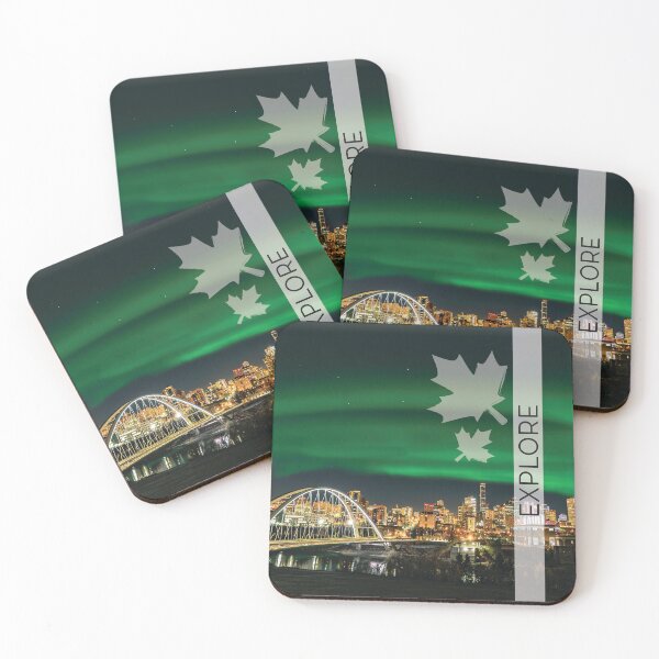Item preview, Explore....Edmonton, Canada with Northern Lights designed and sold by CHASAcreative.