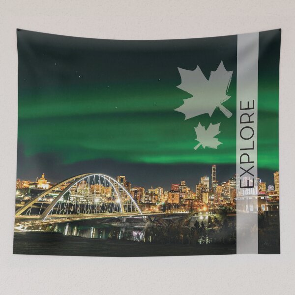 Item preview, Explore....Edmonton, Canada with Northern Lights designed and sold by CHASAcreative.