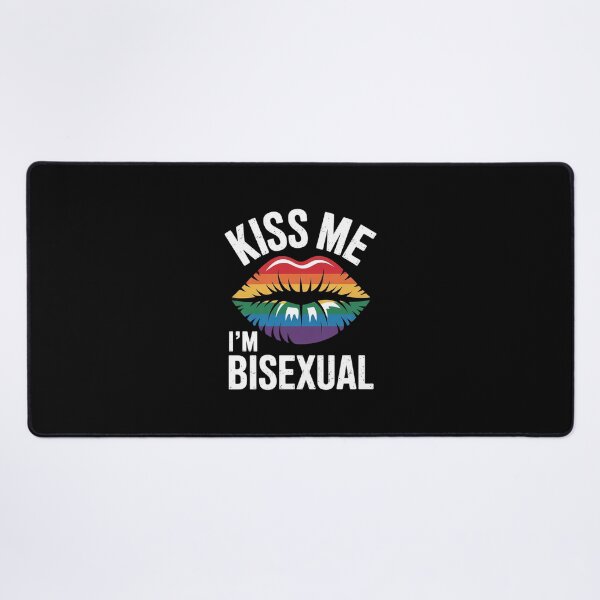 Item preview, Kiss Me, I'm Bisexual! Homosexual Pride, LGBT designed and sold by FadeOfThrone.
