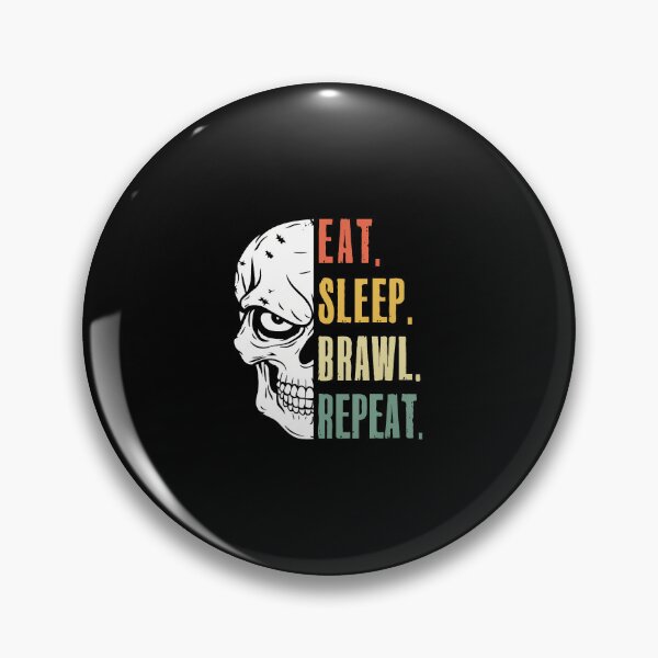 Item preview, Eat Sleep Brawl Repeat Funny Video Gamer Gaming designed and sold by reeneregen.