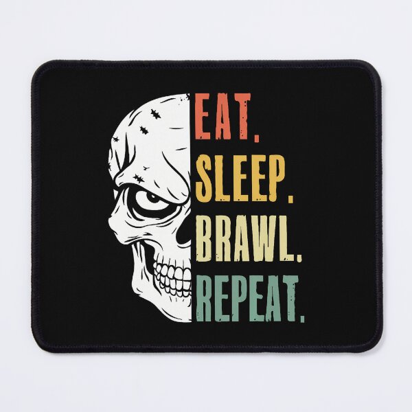 Item preview, Eat Sleep Brawl Repeat Funny Video Gamer Gaming designed and sold by reeneregen.