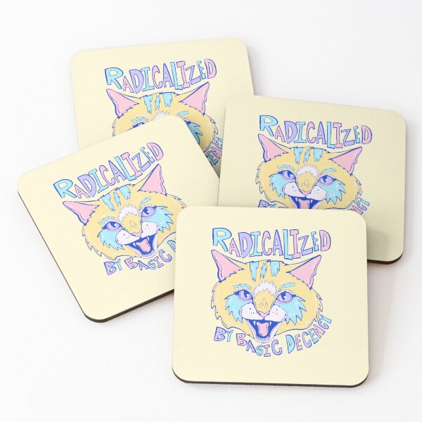 Item preview, radicalized by basic decency- progressive liberal cat  designed and sold by crestfallenmermaid.