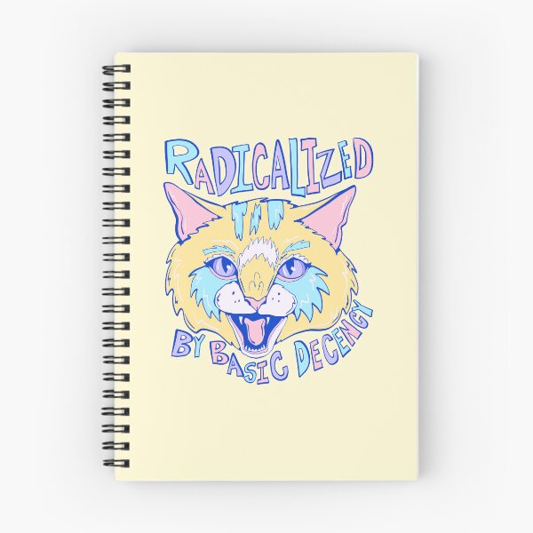 Item preview, radicalized by basic decency- progressive liberal cat  designed and sold by crestfallenmermaid.