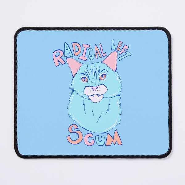 Item preview, radical left  - progressive liberal cat  designed and sold by crestfallenmermaid.