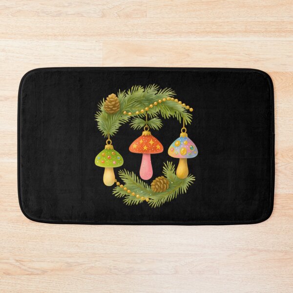 Item preview, Holiday Mushroom Wreath with Pinecones designed and sold by mesihdeanda3.