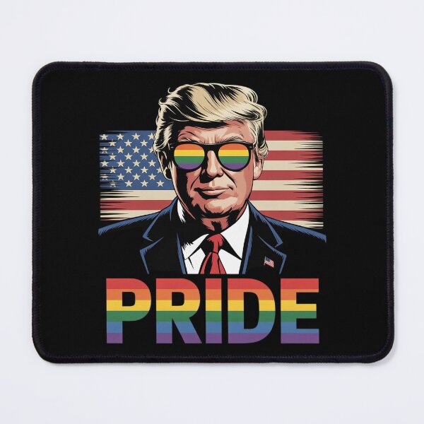 Item preview, LGBT Pride American Flag Trump Trans Gay Lesbian Bisexual designed and sold by AquaKiev.