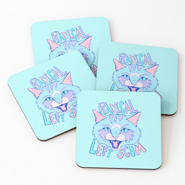 Item preview, radicalized by basic decency- proud progressive liberal cat  designed and sold by crestfallenmermaid.