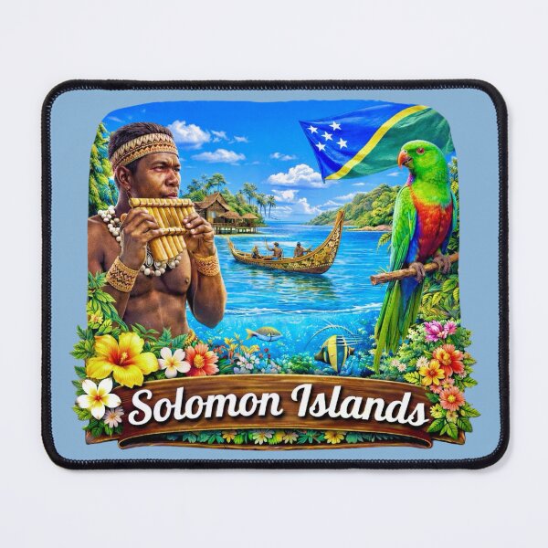 Item preview, Solomon Islands Pacific Image designed and sold by Myra365Art.