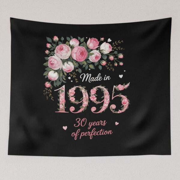 Item preview, 30 Year Old Made In 1995 Floral 30th Birthday Women designed and sold by MythWoot.