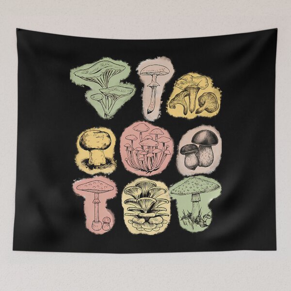 Item preview, Mushrooms Variety Illustration designed and sold by mesihdeanda3.