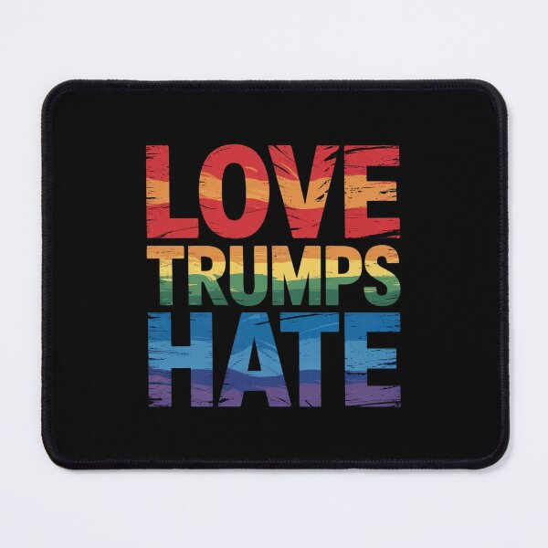 Item preview, Love Trumps Hate LGBT Anti-Trump designed and sold by FadeOfThrone.