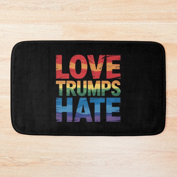 Item preview, Love Trumps Hate LGBT Anti-Trump designed and sold by FadeOfThrone.