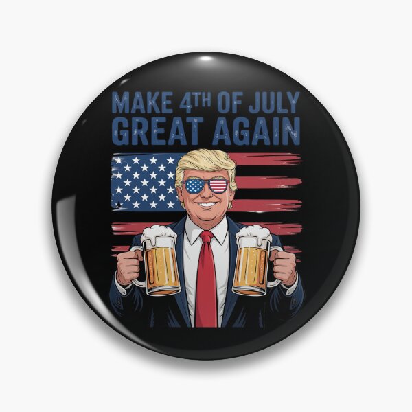 Artikelvorschau, Macht den 4. Juli wieder großartig! Trump-Männer trinken Bier 1 entworfen und verkauft von FadeOfThrone.