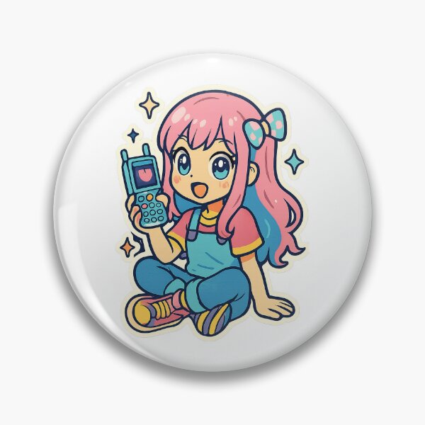 Item preview, Kawaii Anime Girl, Y2K Aesthetic designed and sold by graphic-genie.
