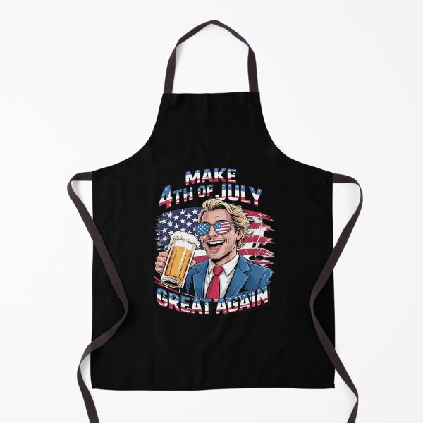Item preview, Make 4th Of July Great Again Trump Men Drinking Beer designed and sold by AquaKiev.