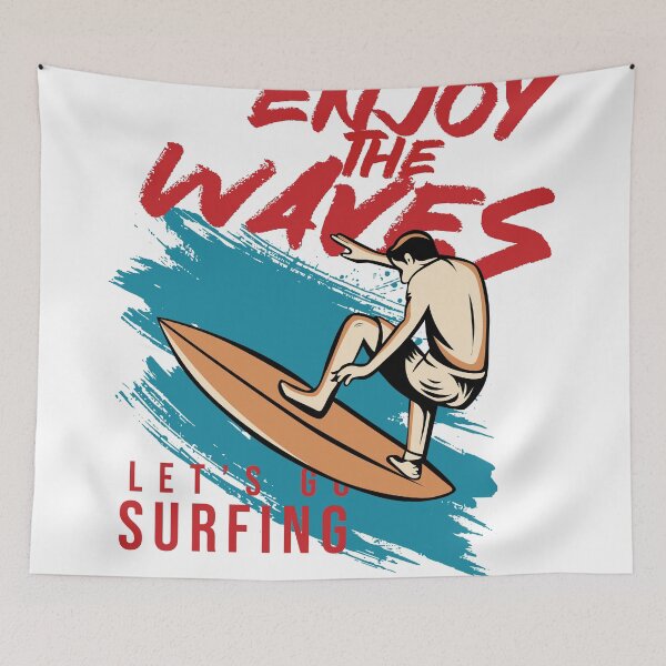 Item preview, Enjoy the waves surfing designed and sold by Priya Innovation.