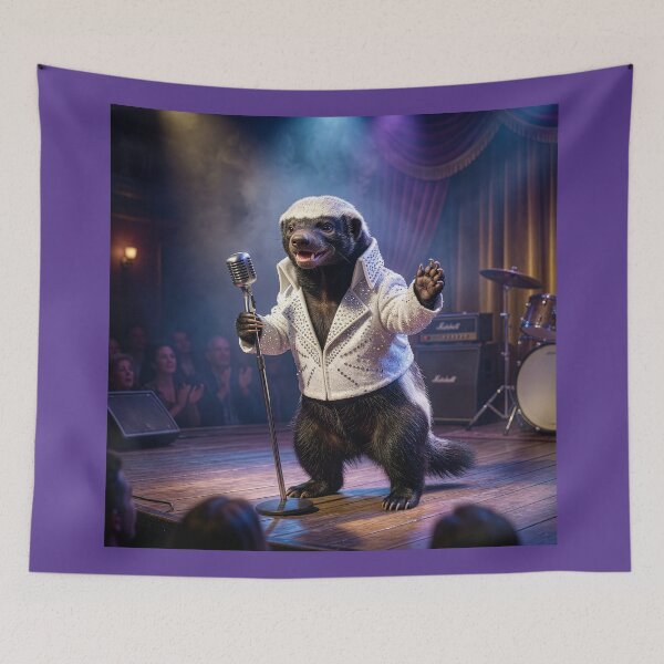 Item preview, Honey Drippin' Honey Badger Wows Audience designed and sold by Tridentulus.