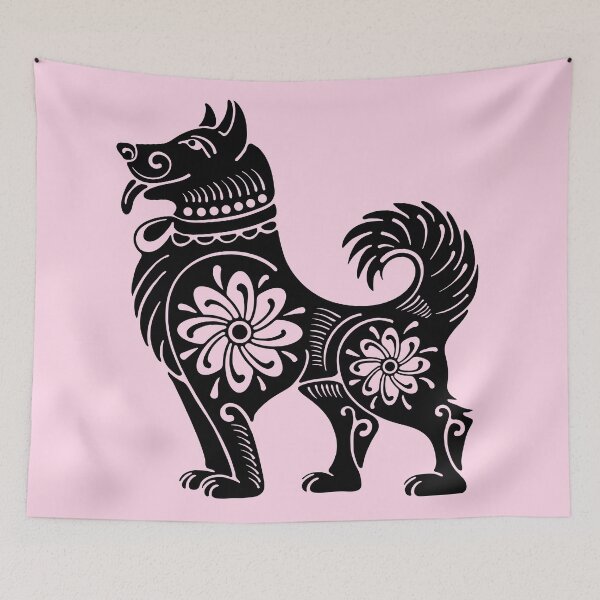 Item preview, Southwestern Totemic Dog designed and sold by Smaragdas.