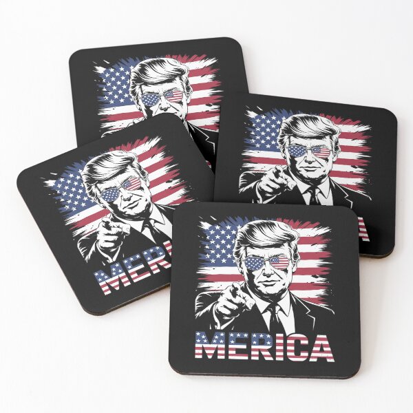 Item preview, Merica Trump 2024 4th Of July Patriotic American flag Merica designed and sold by FadeOfThrone.