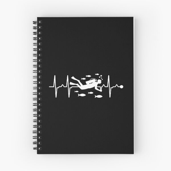 Item preview, Heartbeat Ekg Scuba Diver I Love Scuba Diving designed and sold by AileighKyser.