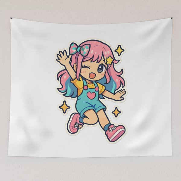 Item preview, Kawaii Anime Girl, Y2K Aesthetic designed and sold by graphic-genie.