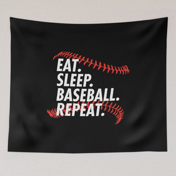 Item preview, Eat Sleep Baseball Repeat - Funny Baseball designed and sold by AileighKyser.
