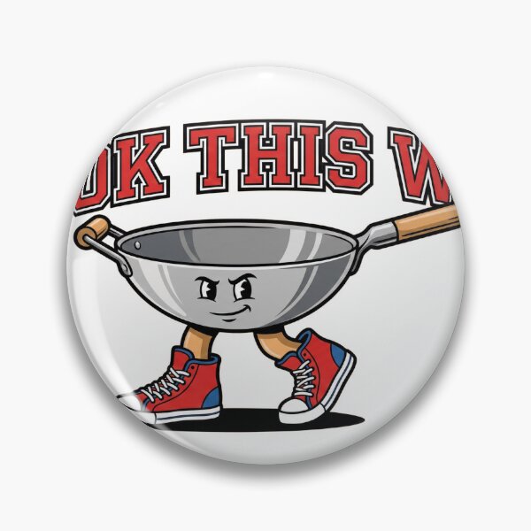 Item preview, Wok This Way - Funny Cooking & Asian Food Pun designed and sold by escapingtheprint.