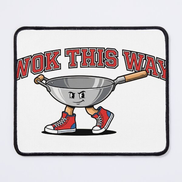 Item preview, Wok This Way - Funny Cooking & Asian Food Pun designed and sold by escapingtheprint.