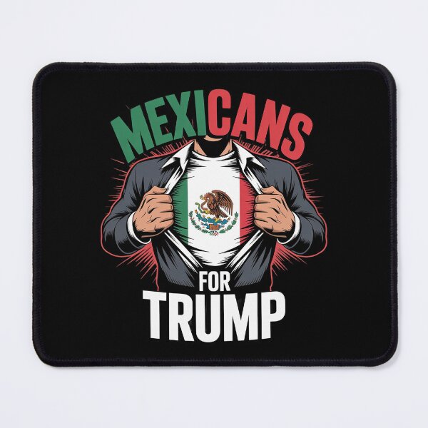 Item preview, Mexicans For Trump 2024 USA Mexico Flag designed and sold by FadeOfThrone.
