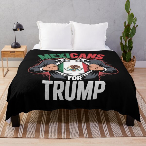 Item preview, Mexicans For Trump 2024 USA Mexico Flag designed and sold by FadeOfThrone.