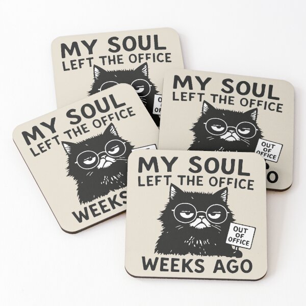 Item preview, My soul left the office weeks ago designed and sold by BrownHorse90s.
