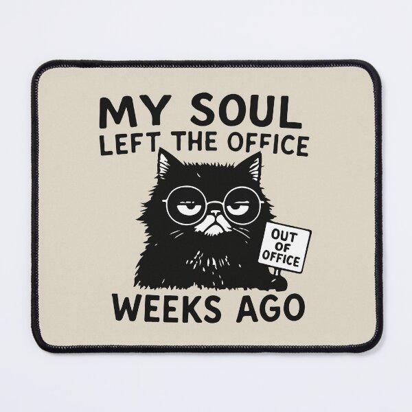 Item preview, My soul left the office weeks ago designed and sold by BrownHorse90s.