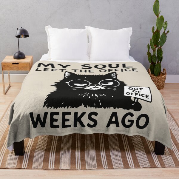 Item preview, My soul left the office weeks ago designed and sold by BrownHorse90s.