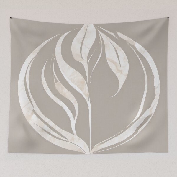 Item preview, Botanical Stillness I — Quiet Leaf Emblem designed and sold by Solara Meridian Studio.