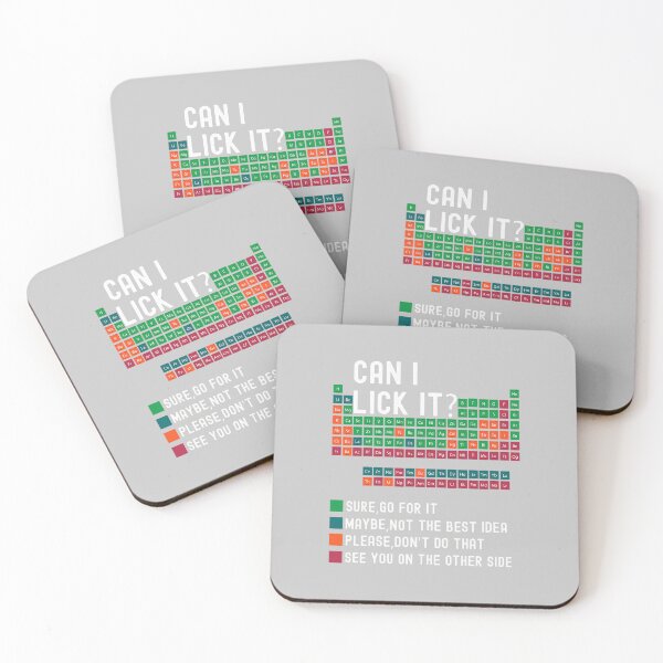 Item preview, Can I Lick It Periodic Table Funny Science Teacher Chemistry designed and sold by FrankIsabel.