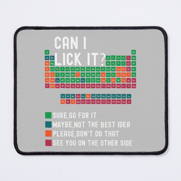 Item preview, Can I Lick It Periodic Table Funny Science Teacher Chemistry designed and sold by FrankIsabel.