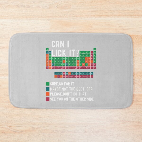 Item preview, Can I Lick It Periodic Table Funny Science Teacher Chemistry designed and sold by FrankIsabel.