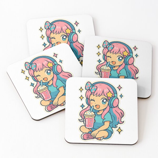 Item preview, Kawaii Anime Girl, Y2K Aesthetic designed and sold by graphic-genie.